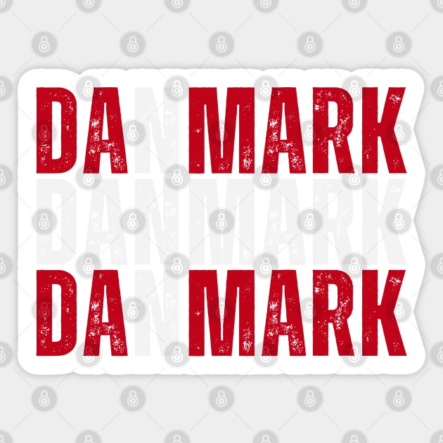 Denmark flag, danish flag Sticker by eka123